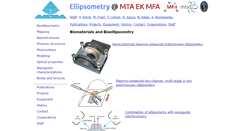 Desktop Screenshot of ellipsometry.hu
